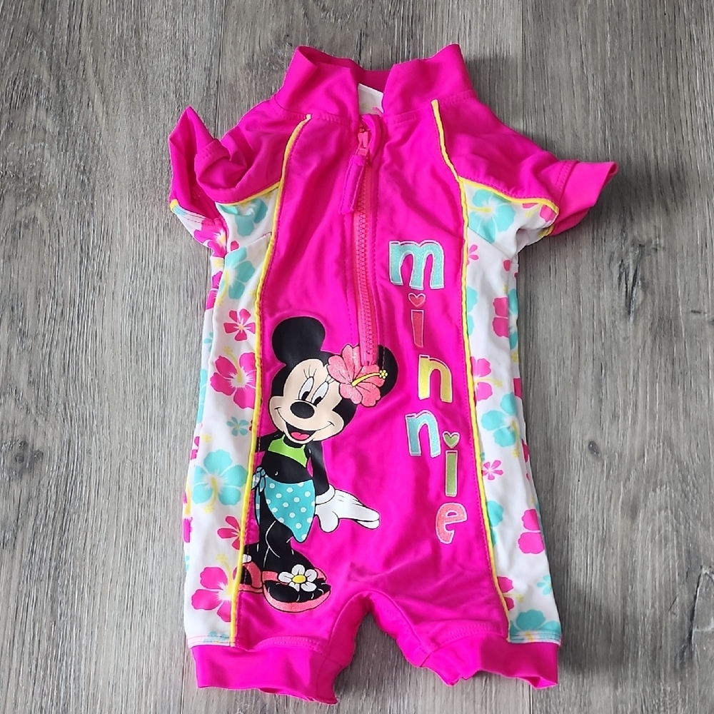 Pink Minnie Mouse Swimsuit